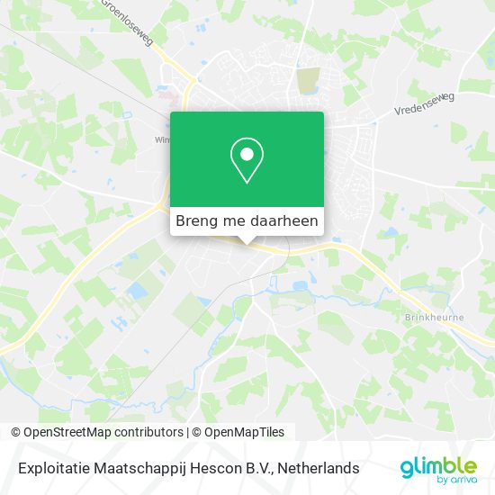 Exploitatie Maatschappij Hescon B.V. kaart