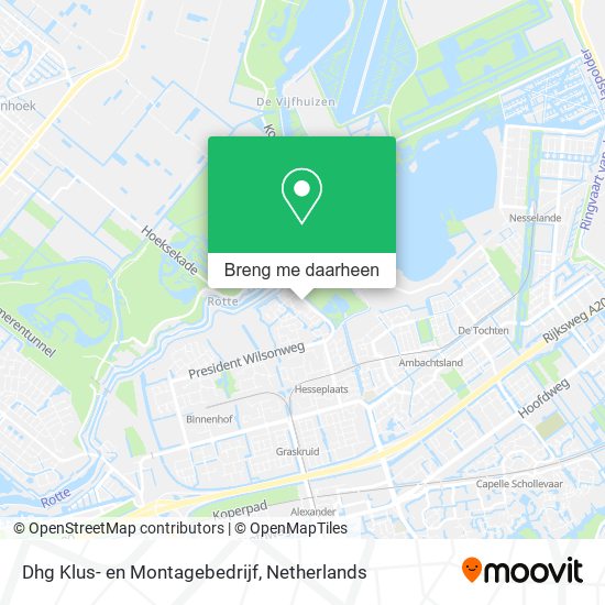 Dhg Klus- en Montagebedrijf kaart