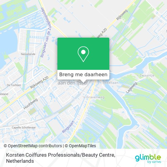 Korsten Coiffures Professionals / Beauty Centre kaart