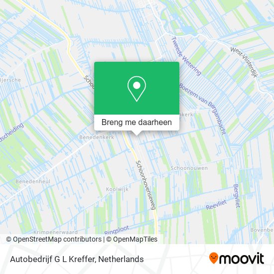 Autobedrijf G L Kreffer kaart