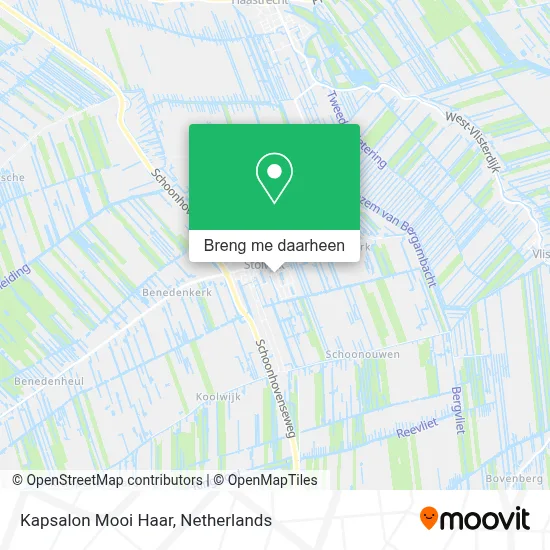 Kapsalon Mooi Haar kaart