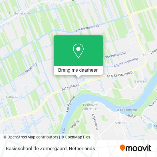 Basisschool de Zomergaard kaart
