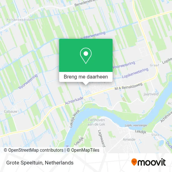 Grote Speeltuin kaart