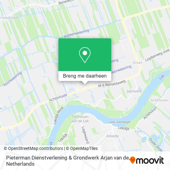 Pieterman Dienstverlening & Grondwerk Arjan van de kaart