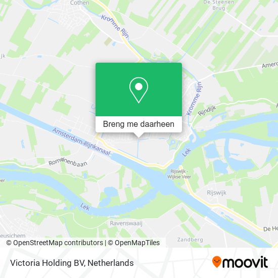 Victoria Holding BV kaart