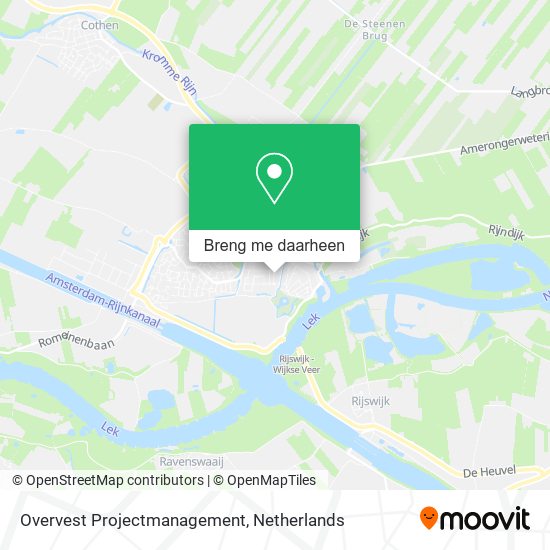 Overvest Projectmanagement kaart