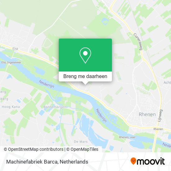 Machinefabriek Barca kaart