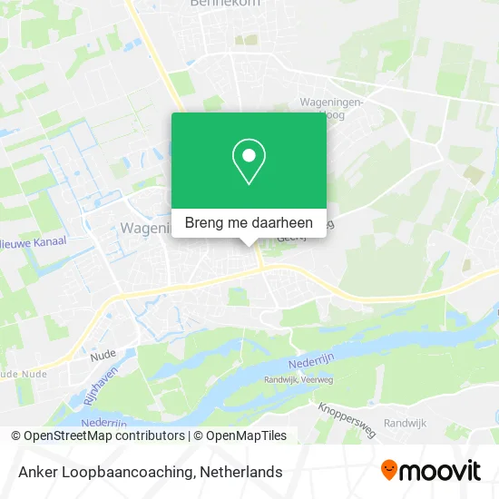 Anker Loopbaancoaching kaart