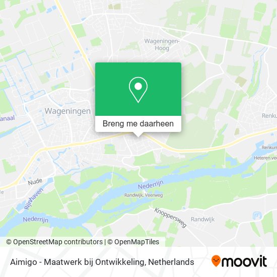 Aimigo - Maatwerk bij Ontwikkeling kaart