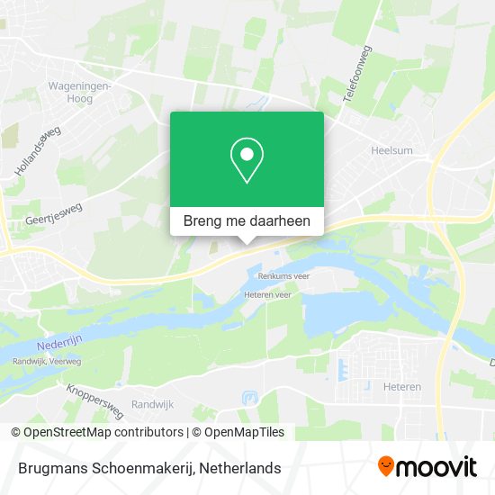 Brugmans Schoenmakerij kaart