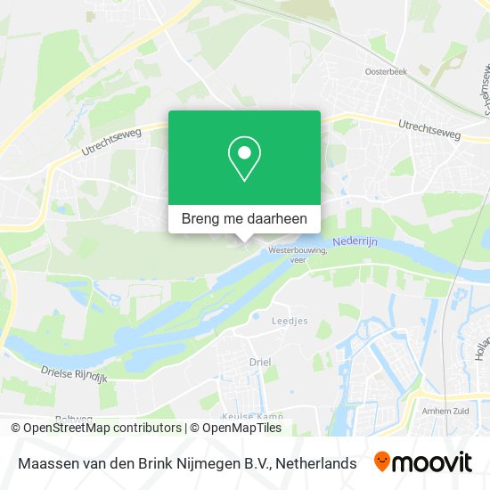 Maassen van den Brink Nijmegen B.V. kaart