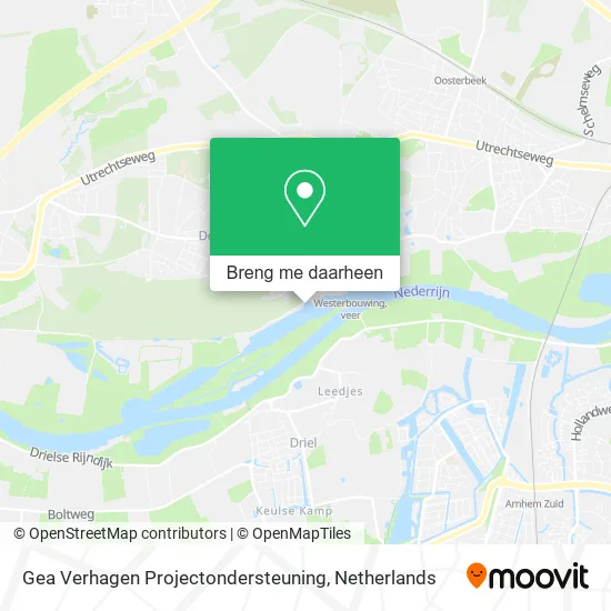 Gea Verhagen Projectondersteuning kaart