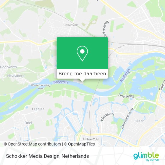 Schokker Media Design kaart