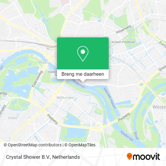 Crystal Shower B.V. kaart