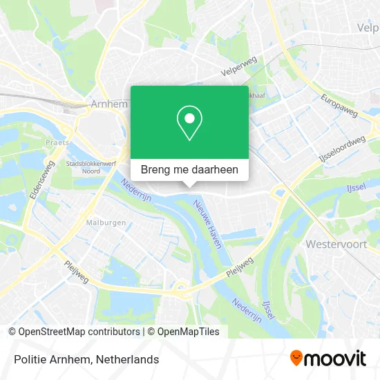 Politie Arnhem kaart