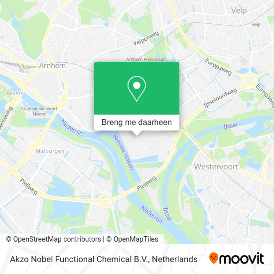 Akzo Nobel Functional Chemical B.V. kaart