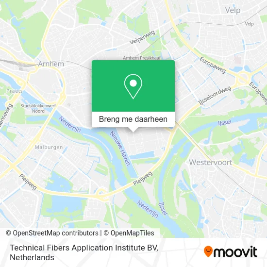 Technical Fibers Application Institute BV kaart