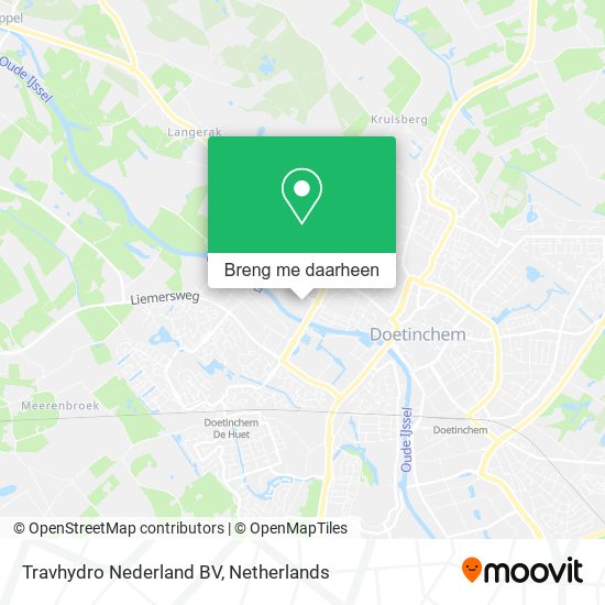 Travhydro Nederland BV kaart