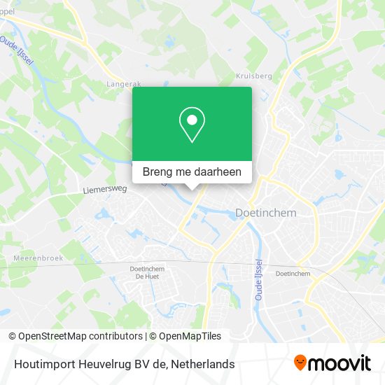 Houtimport Heuvelrug BV de kaart