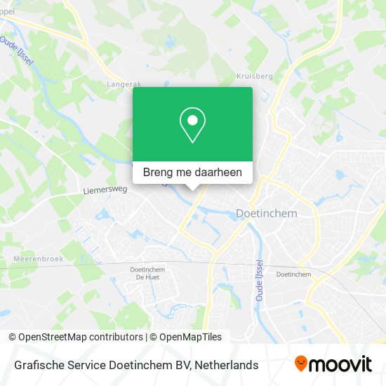 Grafische Service Doetinchem BV kaart