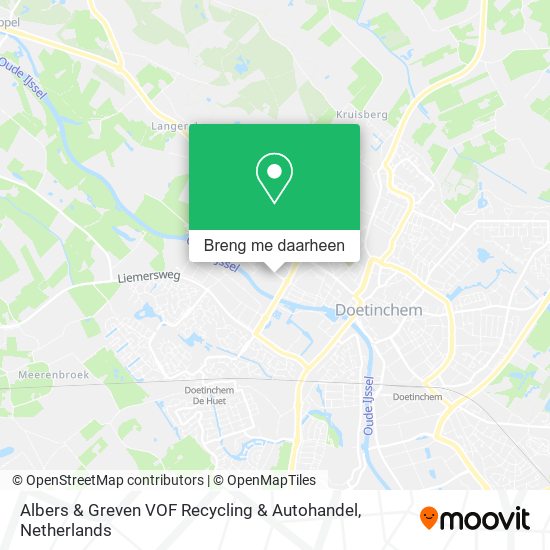 Albers & Greven VOF Recycling & Autohandel kaart
