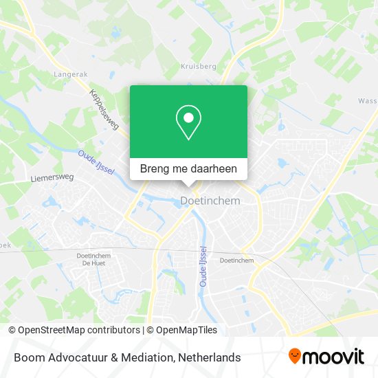 Boom Advocatuur & Mediation kaart