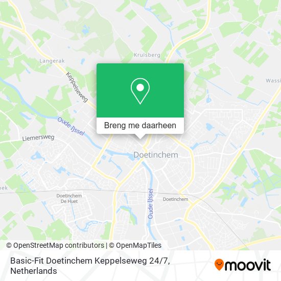 Basic-Fit Doetinchem Keppelseweg 24 / 7 kaart