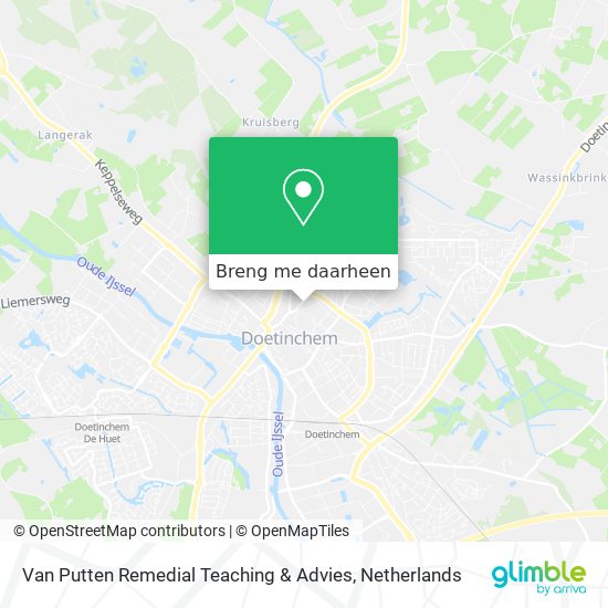 Van Putten Remedial Teaching & Advies kaart