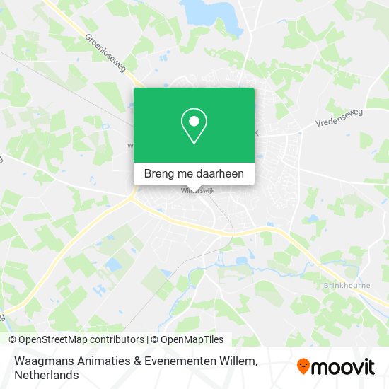 Waagmans Animaties & Evenementen Willem kaart