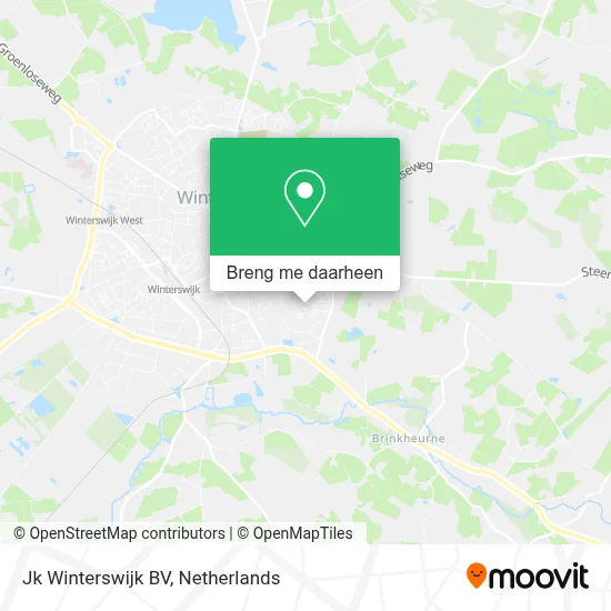 Jk Winterswijk BV kaart