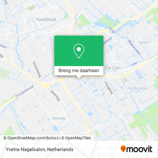 Yvette Nagelsalon kaart