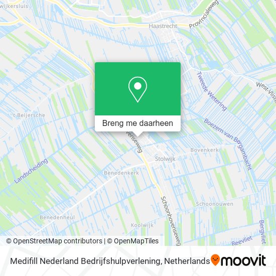 Medifill Nederland Bedrijfshulpverlening kaart