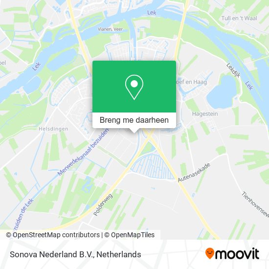 Sonova Nederland B.V. kaart