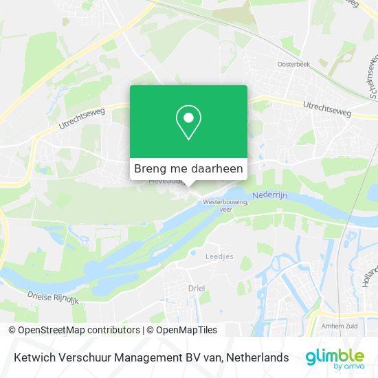 Ketwich Verschuur Management BV van kaart