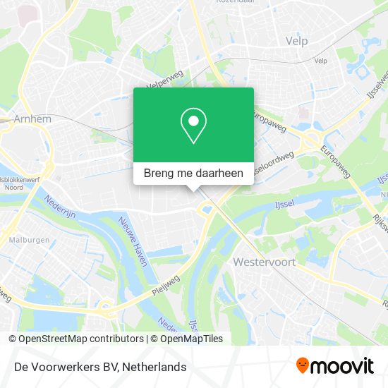 De Voorwerkers BV kaart