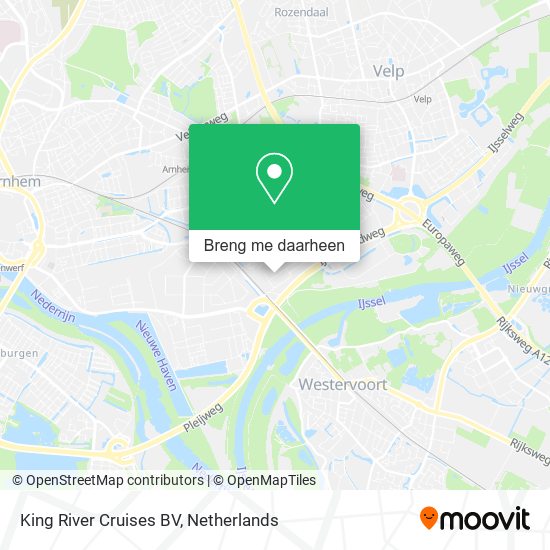 King River Cruises BV kaart