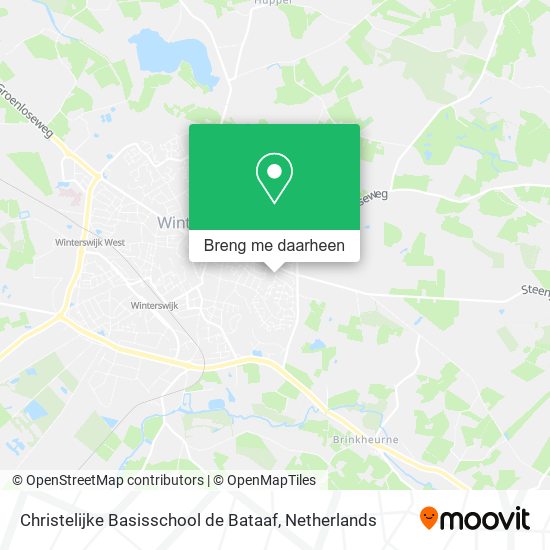 Christelijke Basisschool de Bataaf kaart