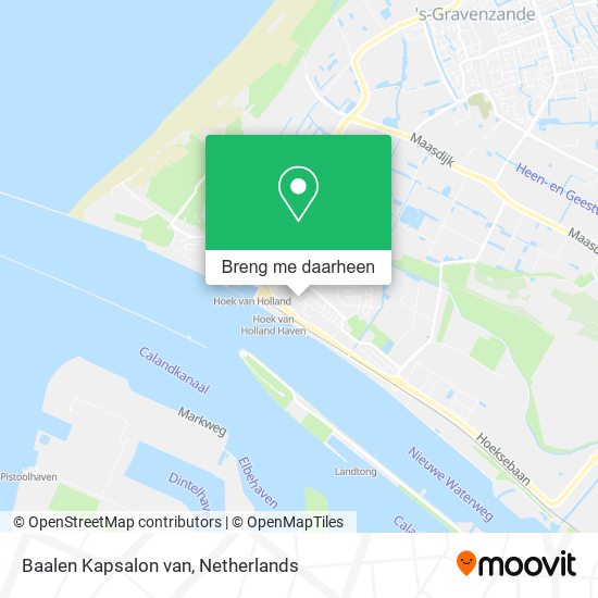 Baalen Kapsalon van kaart