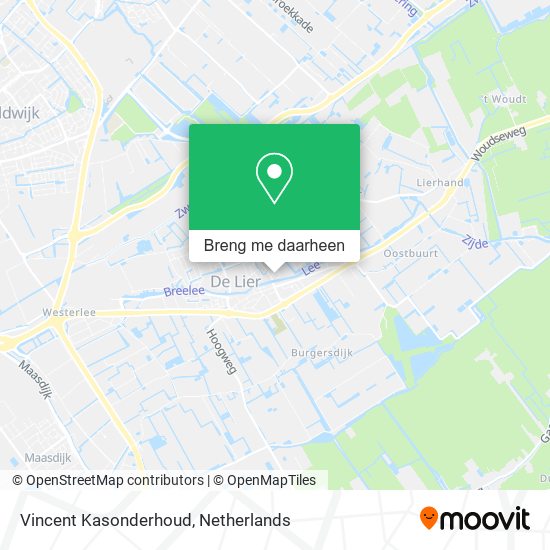 Vincent Kasonderhoud kaart