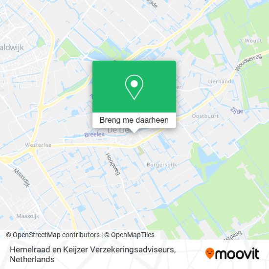Hemelraad en Keijzer Verzekeringsadviseurs kaart