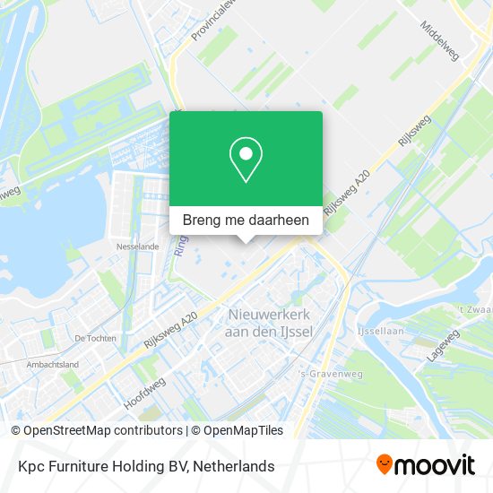 Kpc Furniture Holding BV kaart