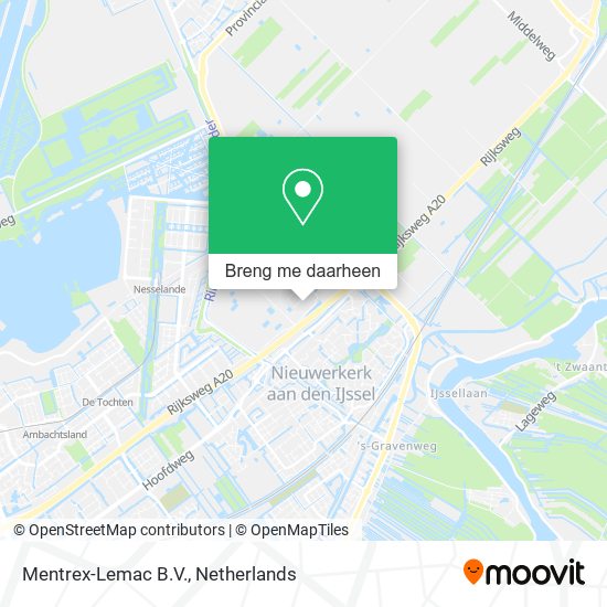Mentrex-Lemac B.V. kaart