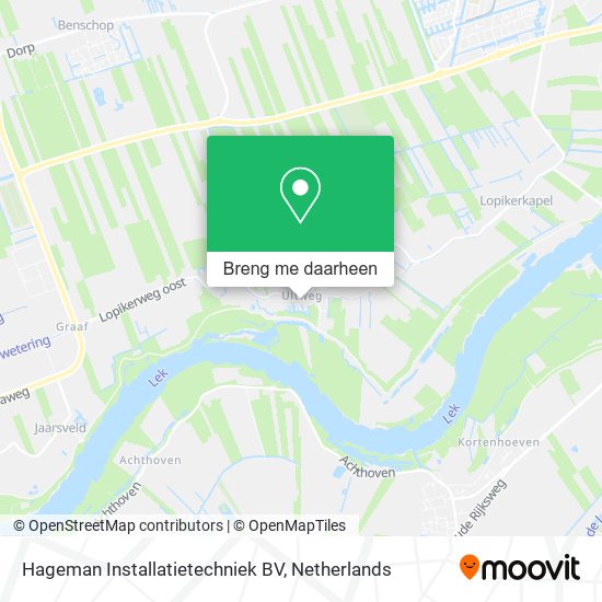 Hageman Installatietechniek BV kaart