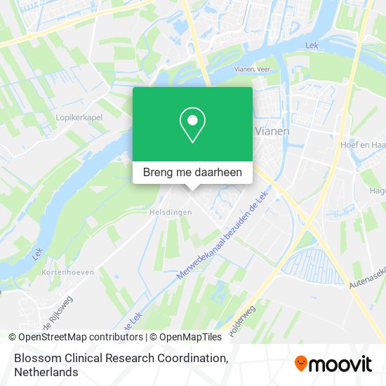 Blossom Clinical Research Coordination kaart