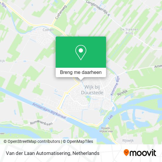 Van der Laan Automatisering kaart