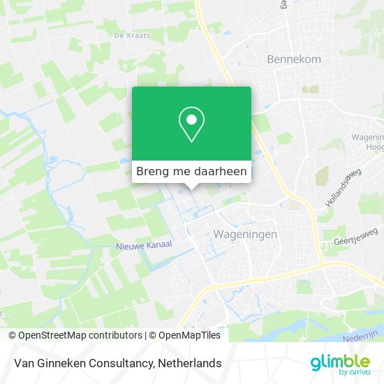 Van Ginneken Consultancy kaart