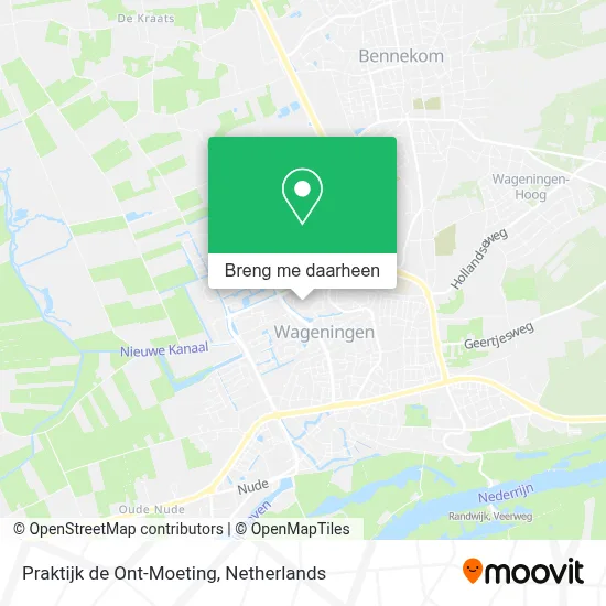 Praktijk de Ont-Moeting kaart