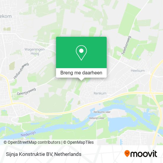 Sijnja Konstruktie BV kaart