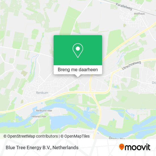 Blue Tree Energy B.V. kaart