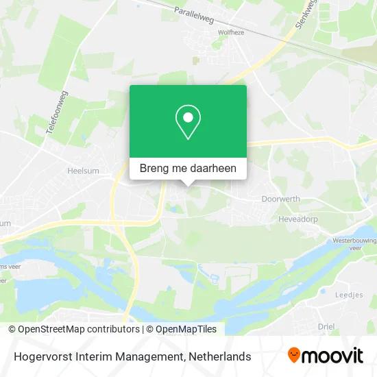 Hogervorst Interim Management kaart